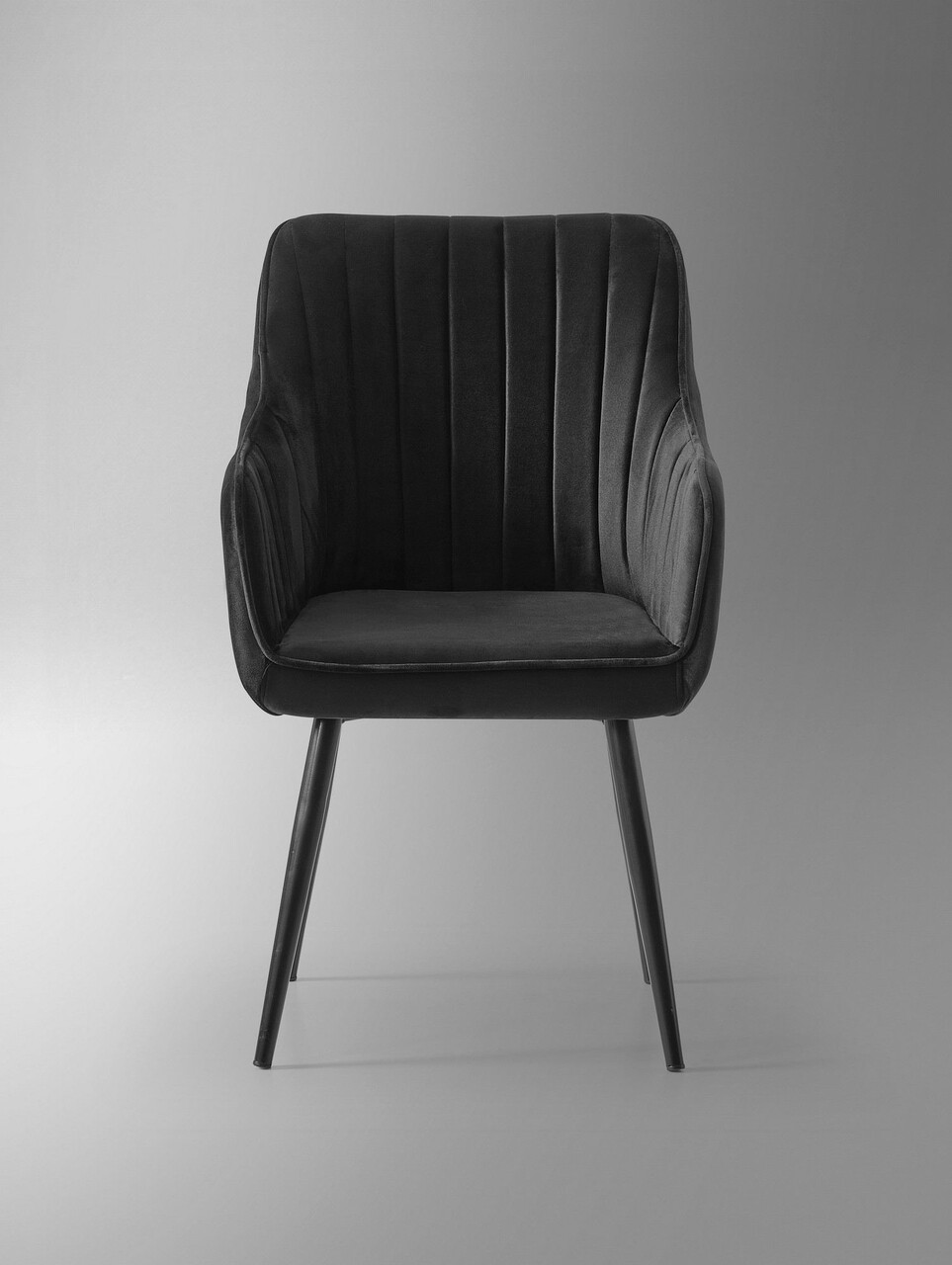 Set scaune 2 piese, Hanah Home, Nova, Negru - imagine 4